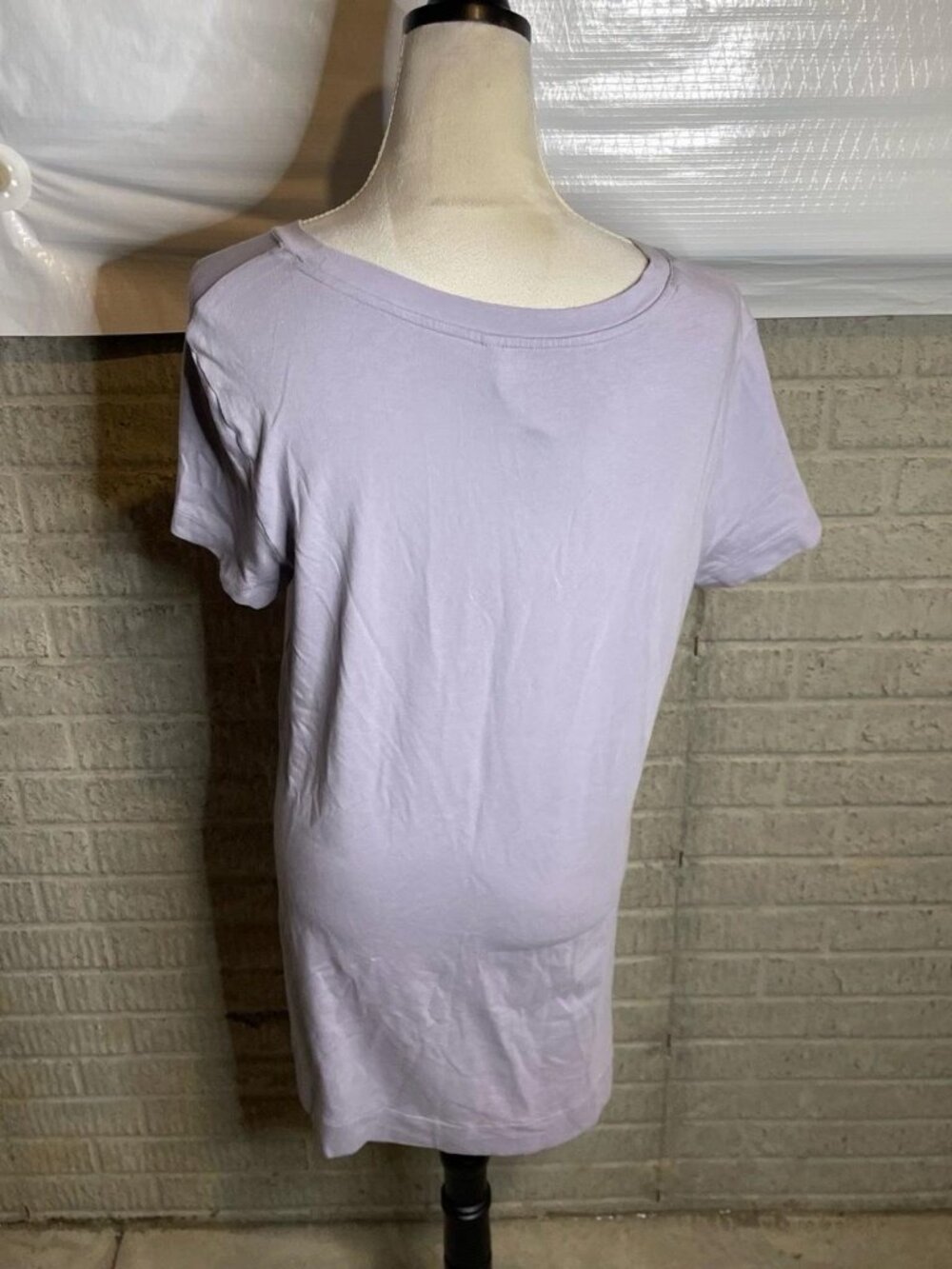 Soma Purple Short Sleeve Pocket Round